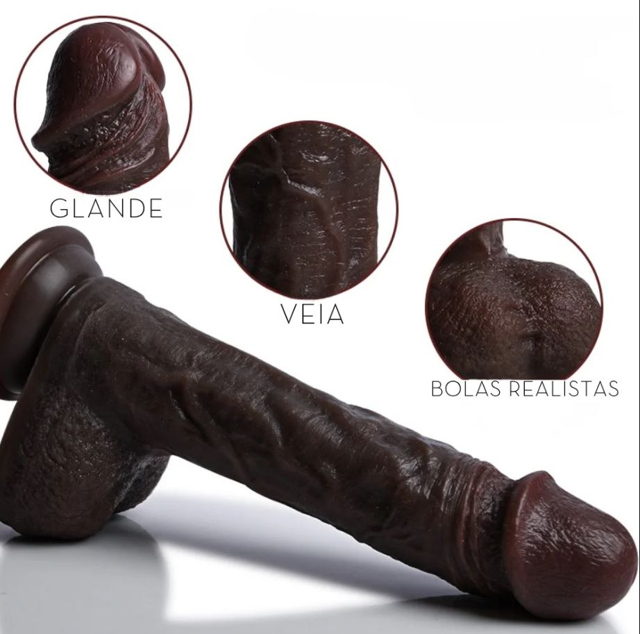 Prótese vai e vem Marrom